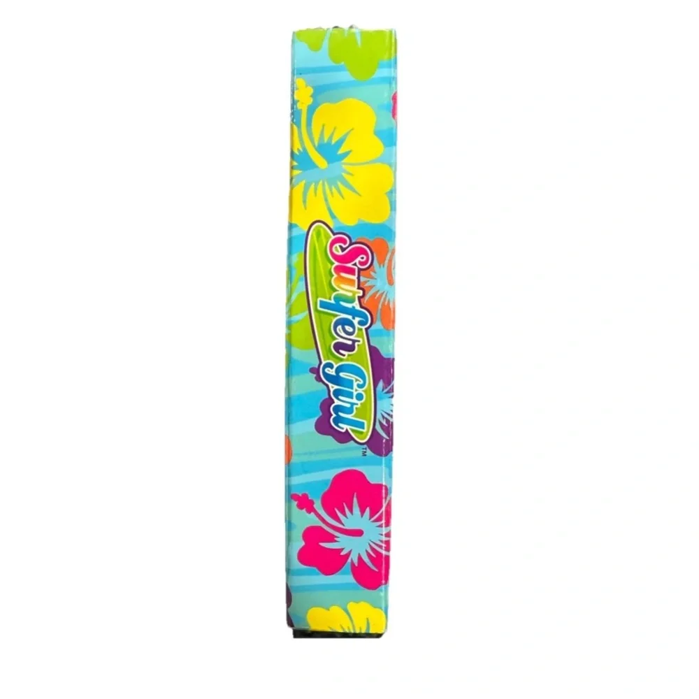 Vintage Lisa Frank Flip Out Surfer Girl Trifold Planner Organizer Agenda RARE
